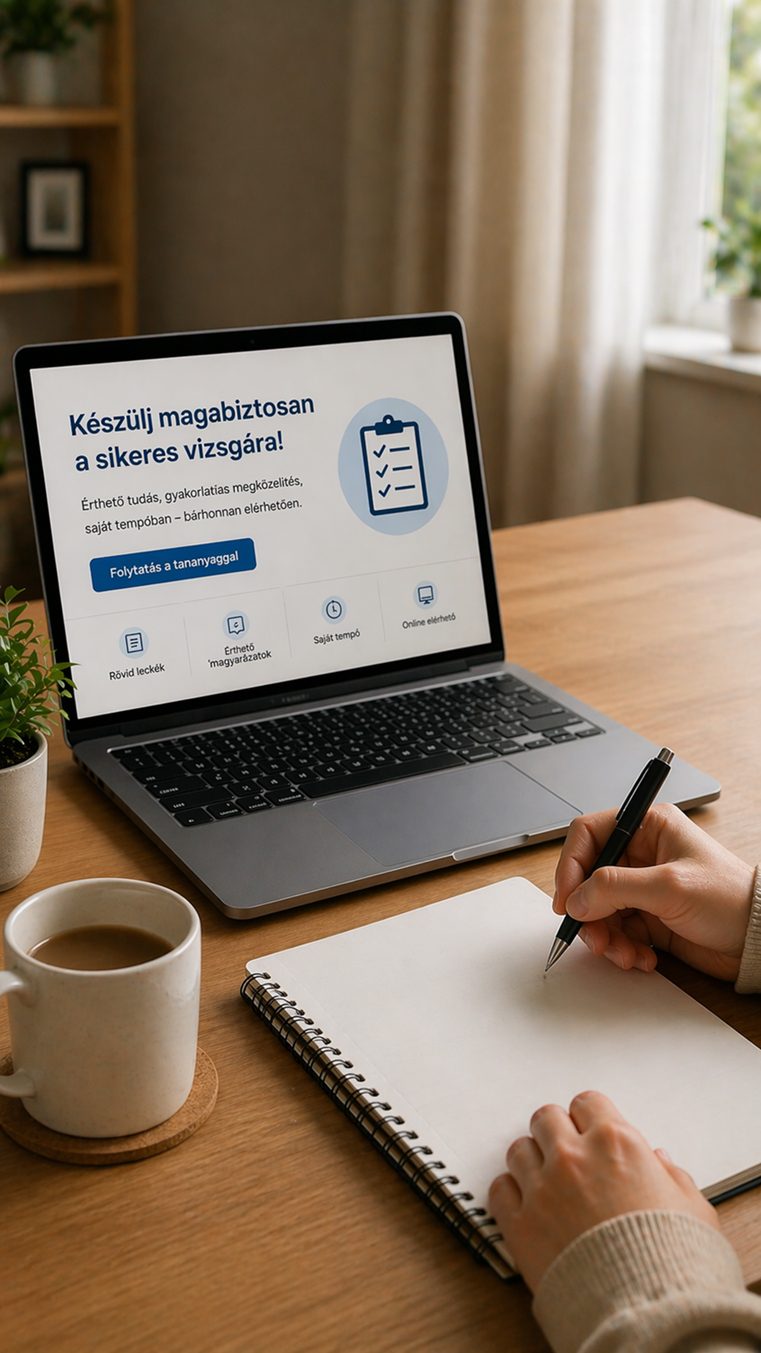Online felkészülés a jogosítványhoz